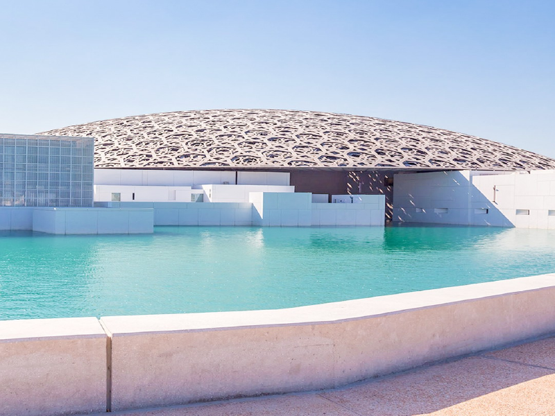 Louvre Abu Dhabi on an Abu Dhabi day trip from Dubai